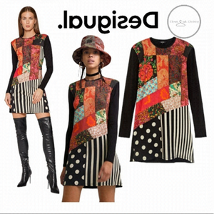 Desigual Patch Dress “Ybore” Size Eur XS